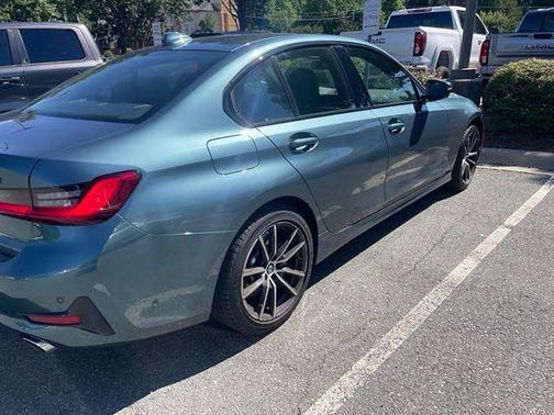 Blue 2021 BMW 330 i xDrive