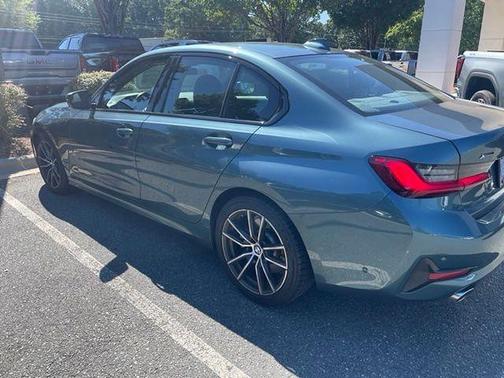 Blue 2021 BMW 330 i xDrive