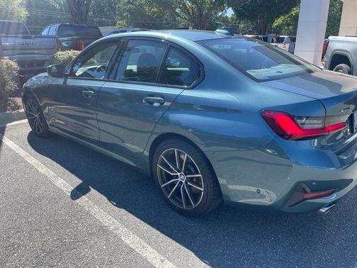 Blue 2021 BMW 330 i xDrive
