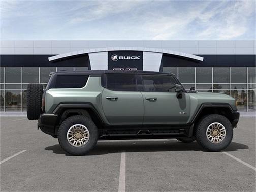 Green Matte 2024 GMC HUMMER EV SUV 3X