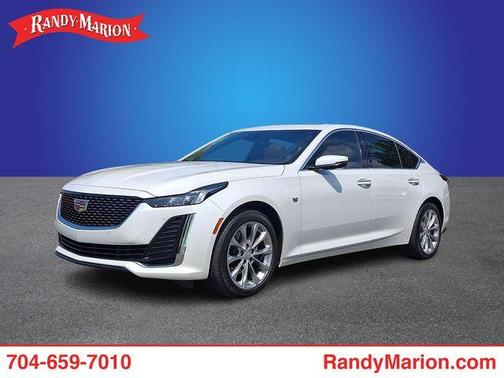 Crystal White 2023 Cadillac CT5 Premium Luxury RWD
