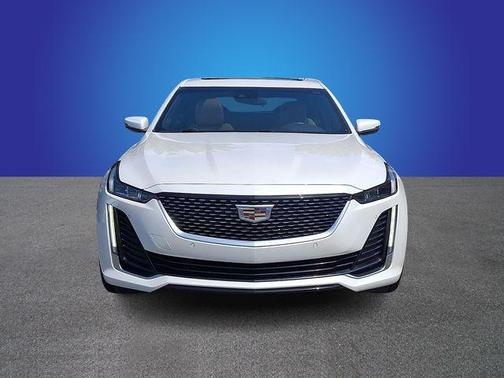 Crystal White 2023 Cadillac CT5 Premium Luxury RWD
