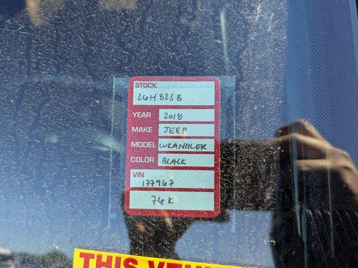 2018 Jeep Wrangler Unlimited Sport