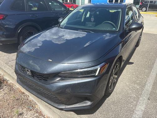 Gray 2024 Honda Civic LX
