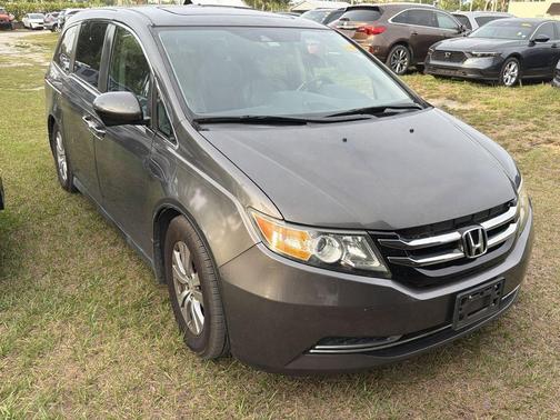 Gray 2014 Honda Odyssey EX-L