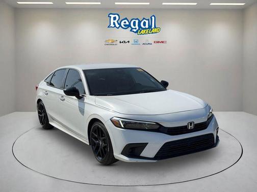 Platinum White Pearl 2023 Honda Civic Sport