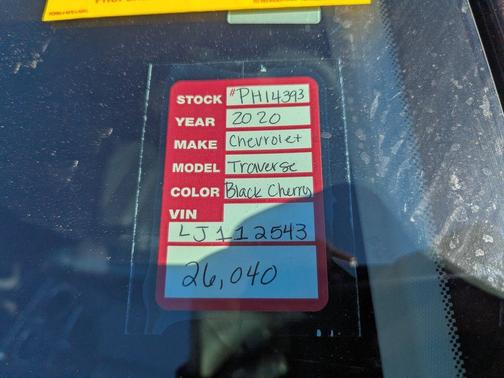 2020 Chevrolet Traverse Premier