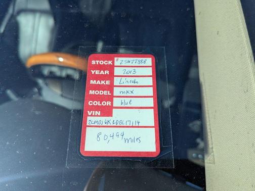 2013 Lincoln MKX Base