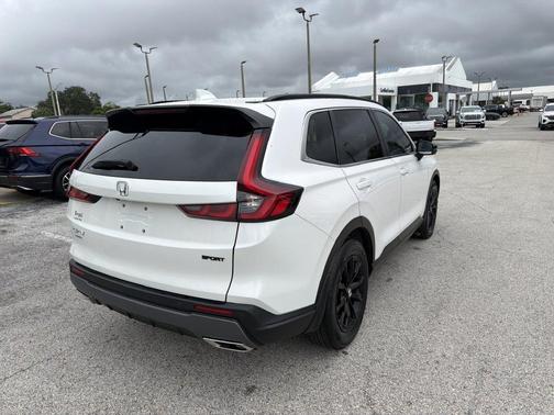 Platinum White Pearl 2025 Honda CR-V Hybrid Sport-L