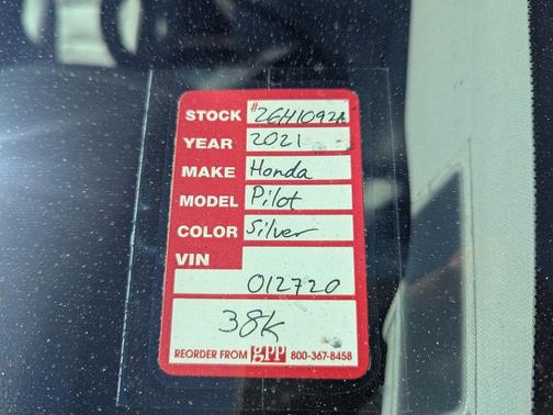 2021 Honda Pilot Special Edition