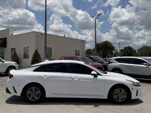 Glacial White Pearl 2021 Kia K5 LX