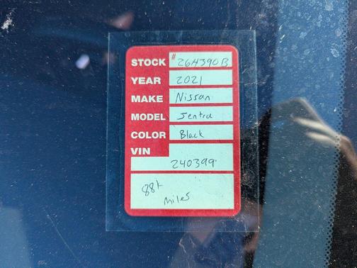 2021 Nissan Sentra SV