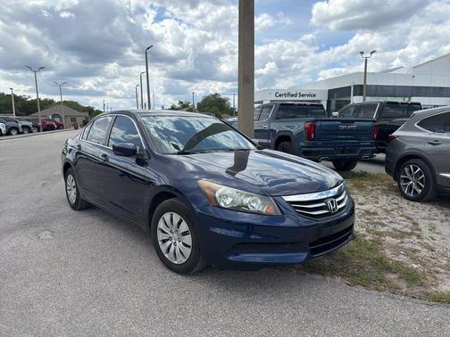 Blue 2012 Honda Accord LX