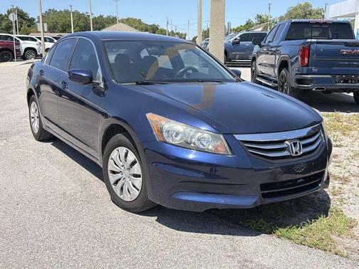 Blue 2012 Honda Accord LX