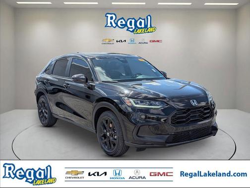Crystal Black Pearl 2024 Honda HR-V Sport