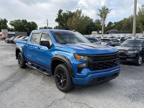 Glacier Blue Metallic 2023 Chevrolet Silverado 1500 Custom