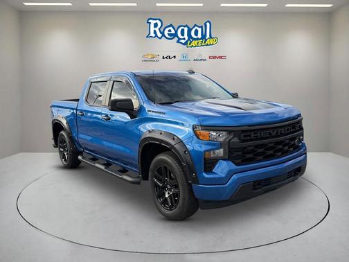 Glacier Blue Metallic 2023 Chevrolet Silverado 1500 Custom