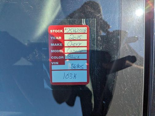 2015 Chevrolet Camaro 2LS