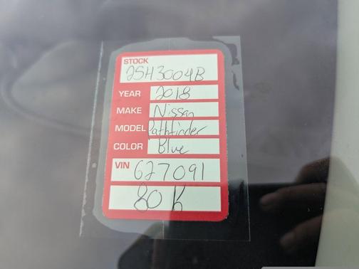 2018 Nissan Pathfinder SV