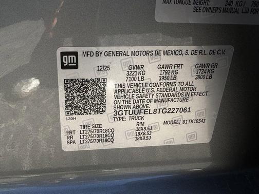 2026 GMC Sierra 1500 AT4X