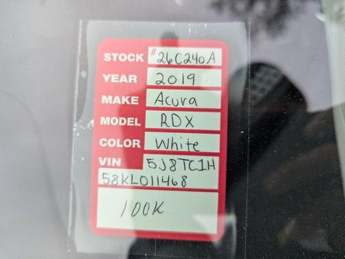 2019 Acura RDX Technology Package