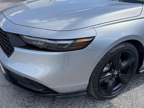 Solar Silver Metallic 2026 Honda Accord Hybrid Sport-L