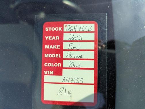2021 Ford Escape SE