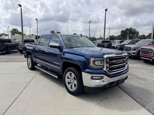 Stone Blue Metallic 2018 GMC Sierra 1500 SLT