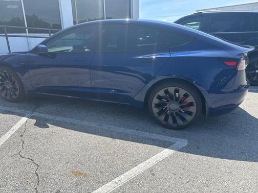 Blue 2023 Tesla Model 3 Performance