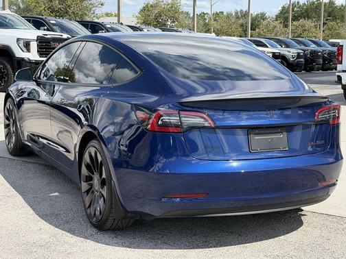 Blue 2023 Tesla Model 3 Performance