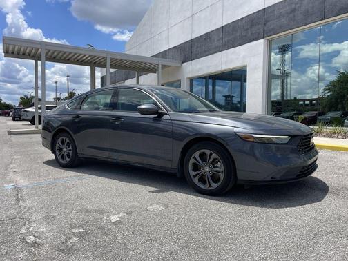 Gray 2024 Honda Accord Hybrid EX-L