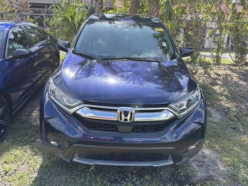 Obsidian Blue Pearl 2017 Honda CR-V EX