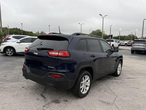 True Blue Pearlcoat 2016 Jeep Cherokee Sport