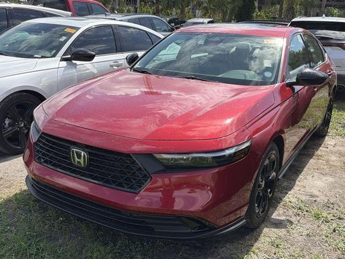 Radiant Red Metallic 2025 Honda Accord SE