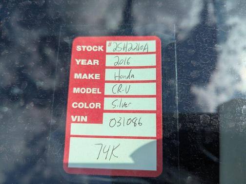 2016 Honda CR-V Touring
