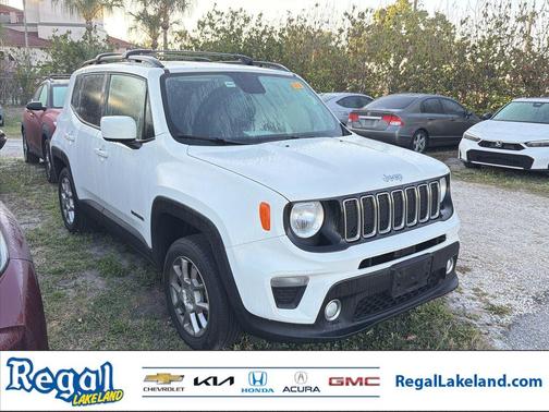 Alpine White Clearcoat 2019 Jeep Renegade Latitude