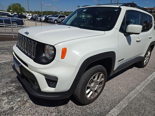 Alpine White Clearcoat 2019 Jeep Renegade Latitude