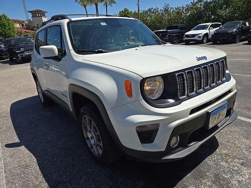 Alpine White Clearcoat 2019 Jeep Renegade Latitude