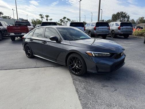 Meteorite Gray Metallic 2026 Honda Civic Sport