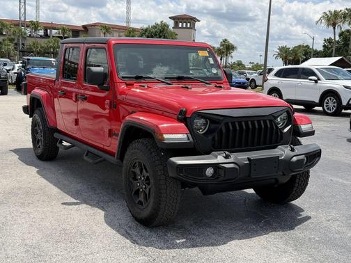 Firecracker Red Clearcoat 2022 Jeep Gladiator Sport
