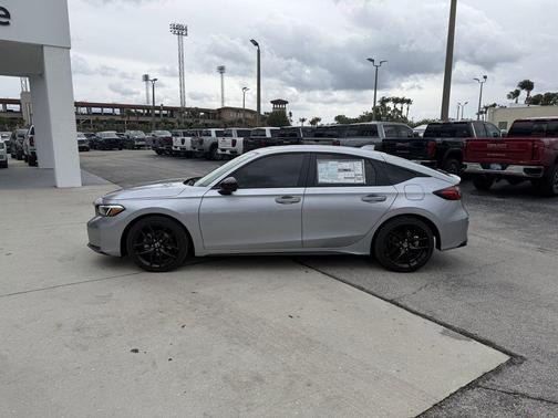 Solar Silver Metallic 2026 Honda Civic Sport