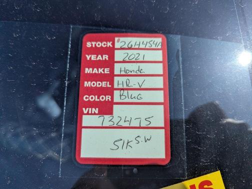 2021 Honda HR-V Sport