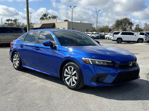 Blue 2023 Honda Civic LX