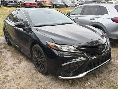 Midnight Black Metallic 2023 Toyota Camry XSE