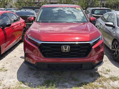 Radiant Red Metallic 2025 Honda CR-V EX
