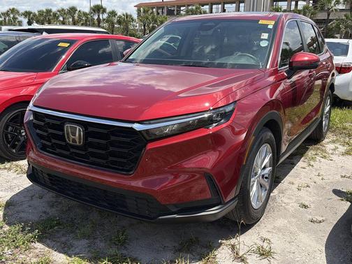 Radiant Red Metallic 2025 Honda CR-V EX