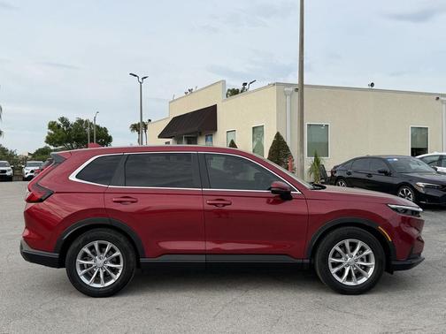 Radiant Red Metallic 2025 Honda CR-V EX