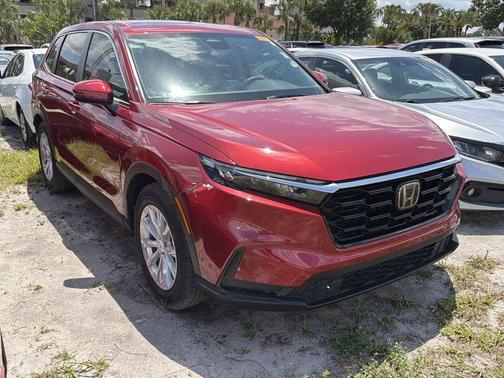Radiant Red Metallic 2025 Honda CR-V EX