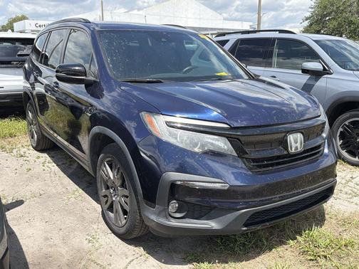 Obsidian Blue Pearl 2022 Honda Pilot Sport