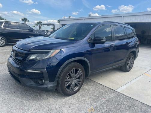 Obsidian Blue Pearl 2022 Honda Pilot Sport